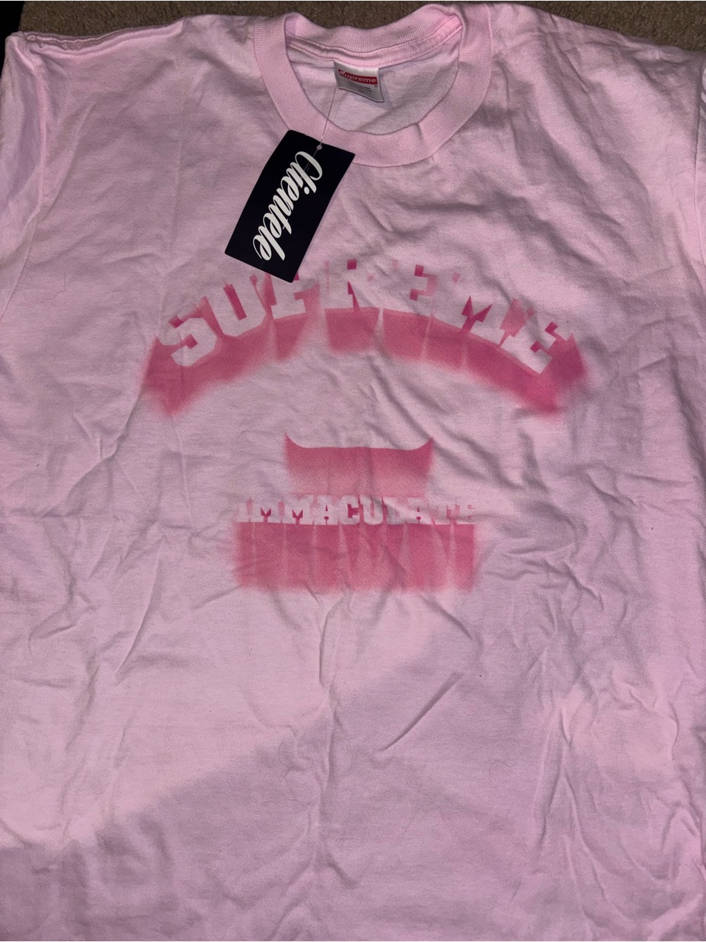 Supreme Pink Graphic Tee